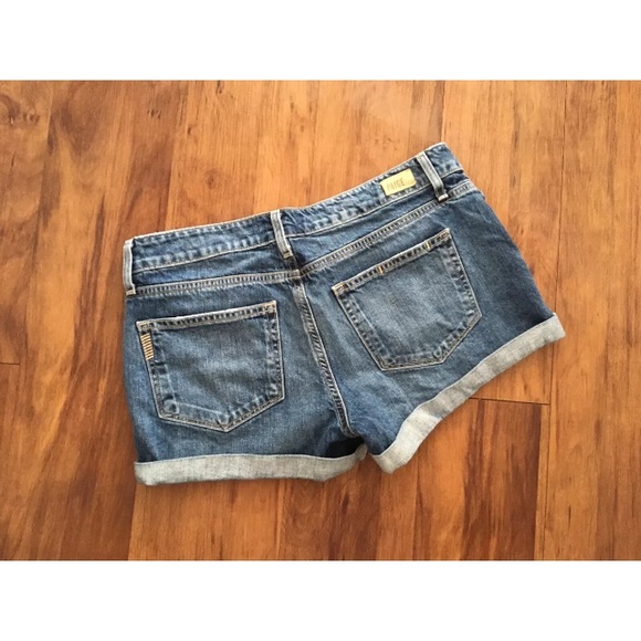 Paige Jimmy Jimmy Denim Shorts 27 Medium Beth Wash - Picture 3 of 8